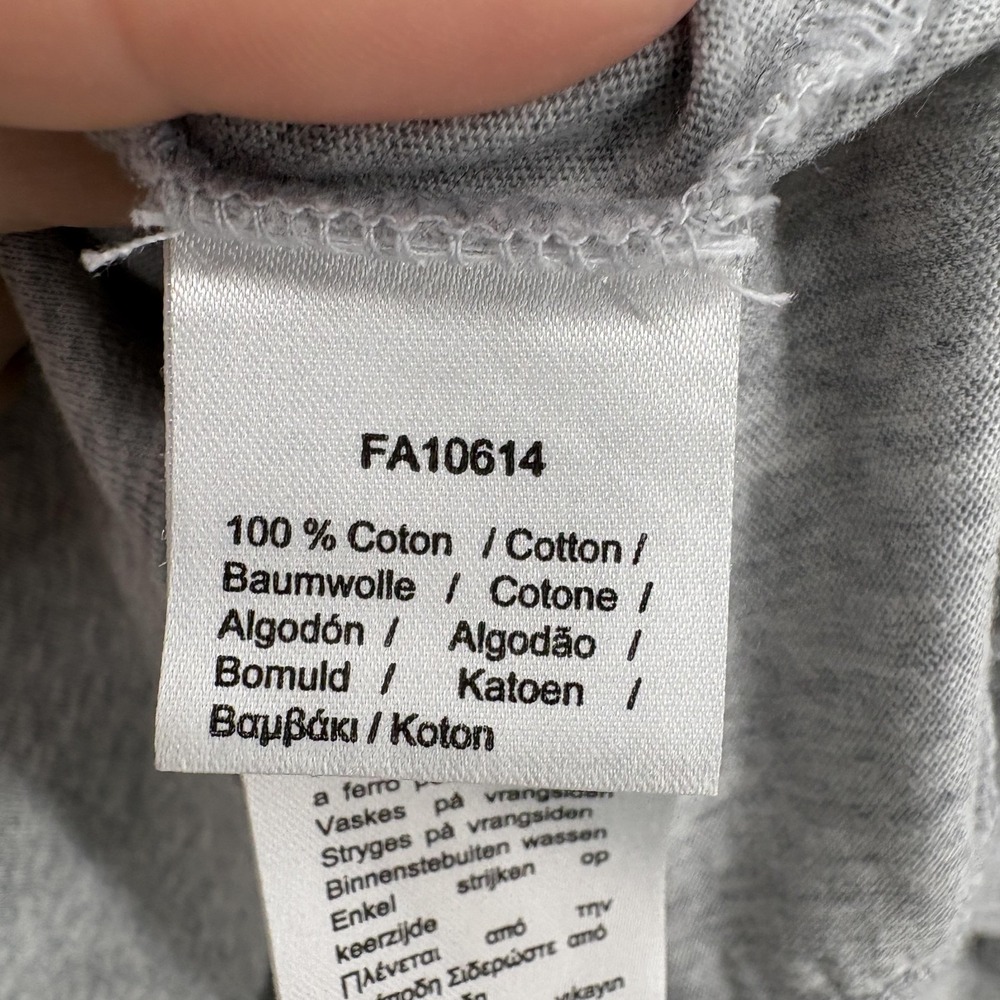 Lacoste Hoodie Mens XL Gray Jersey Pullover Kangaroo Pocket Regular Fit Logo - Picture 6 of 13
